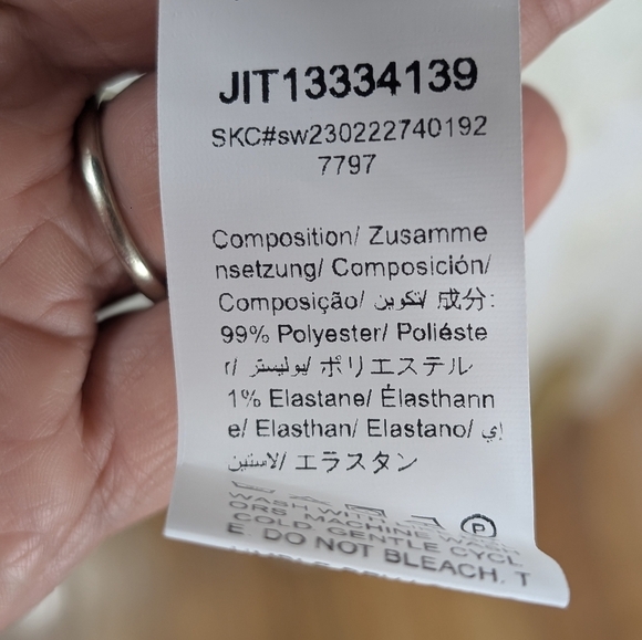 NWT Emery Rose Women's Size Medium Elegant Deep Teal Blue Ruffle Sleeve Top - Picture 8 of 10